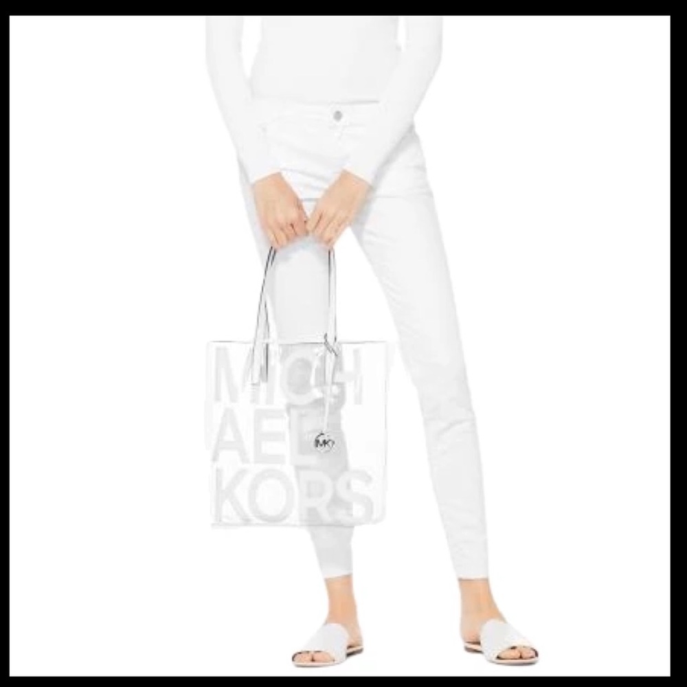 Michael Kors MICHAEL BAG CLEAR NORTH SOUTH TOTE - Picture 2 of 6